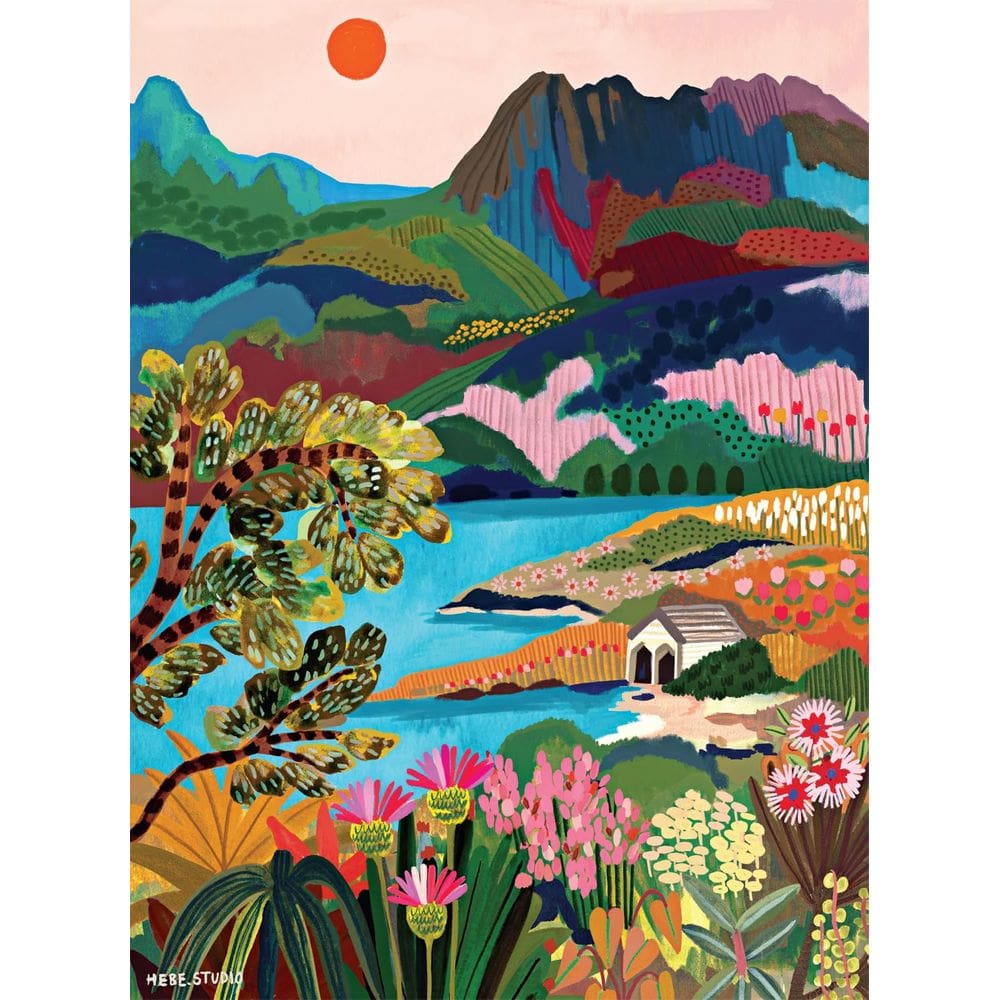 Quebra-cabeça Buffalo Games Hebe Studio Dove Lake 1000 peças