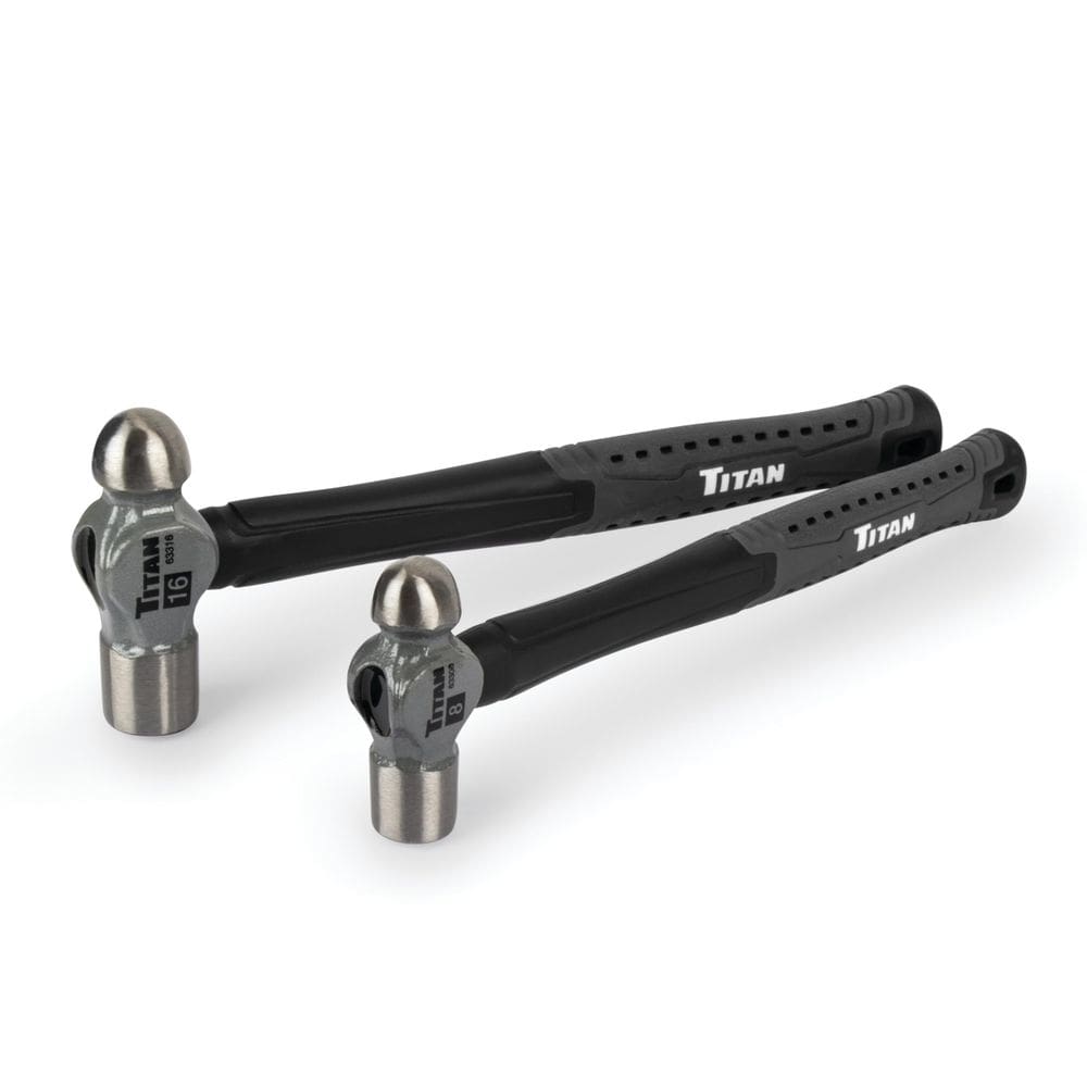Conjunto de martelos Ball Peen Titan 63302 240 ml e 480 ml