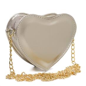 Bolsa Feminina Transversal em Formato de Coração Elegância e Dia a Dia