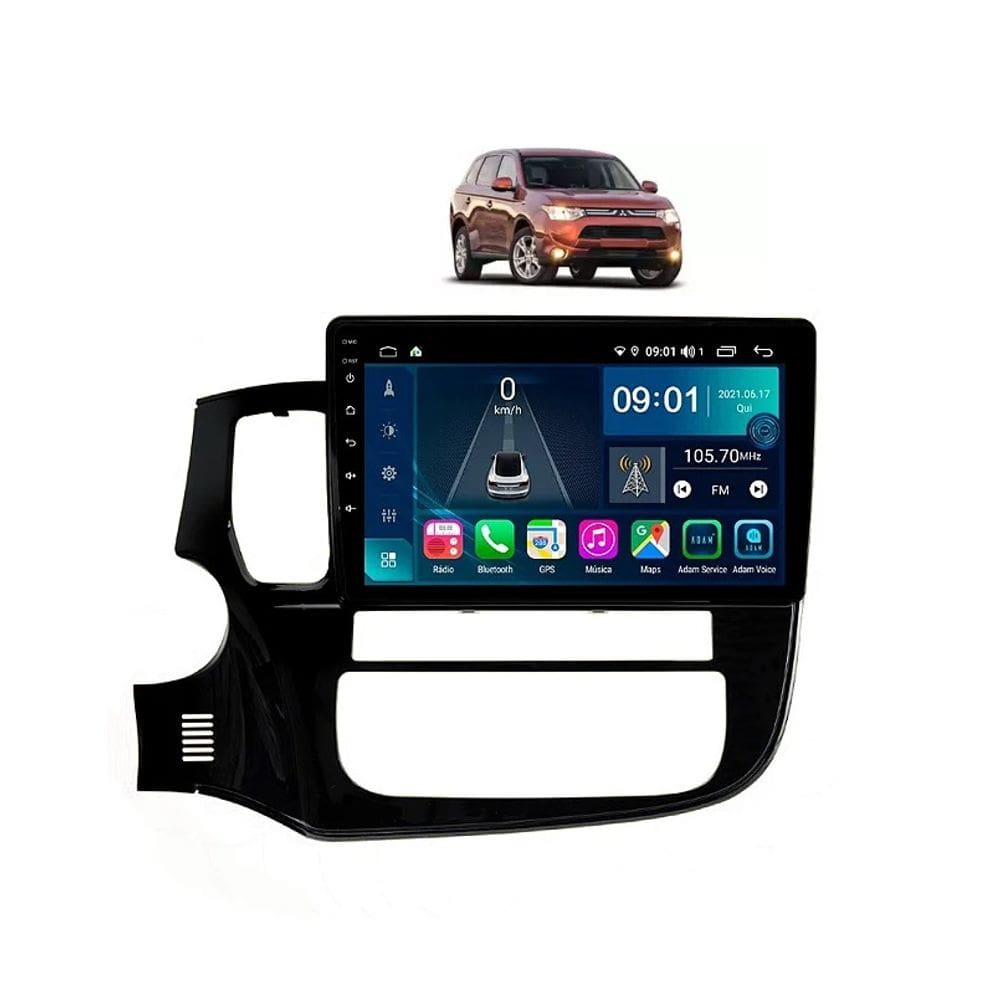 Kit Multimídia Outlander 14 / 17 9 Pol Android Carplay Gps 2/32GB - 915BR ROADSTAR