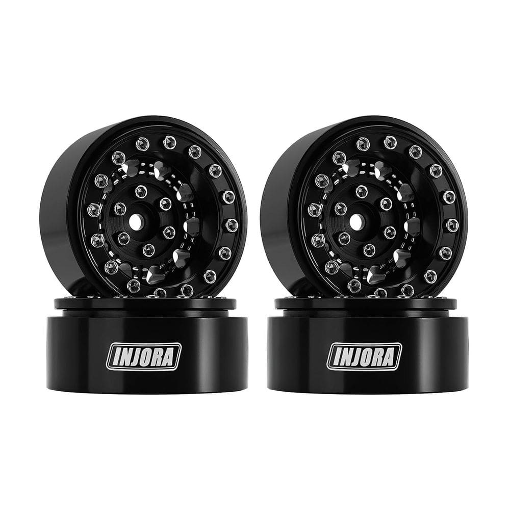 Jantes de roda INJORA 1.3 em alumínio para TRX4M SCX24 1/24 1/18 RC