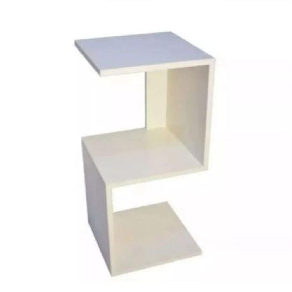 Mesa De Cabeceira Em S Mdf Branco - Sonno Baby