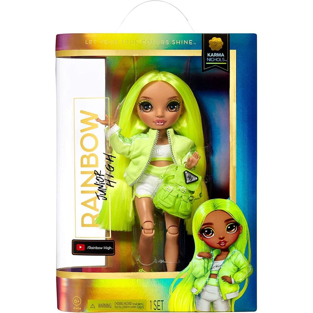 Boneca moderna Rainbow High Junior High com acessórios