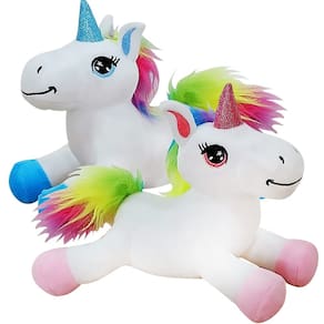 Mini unicórnio de pelúcia Stuffed Animal ArtCreativity, 18 cm, conjunto de 2