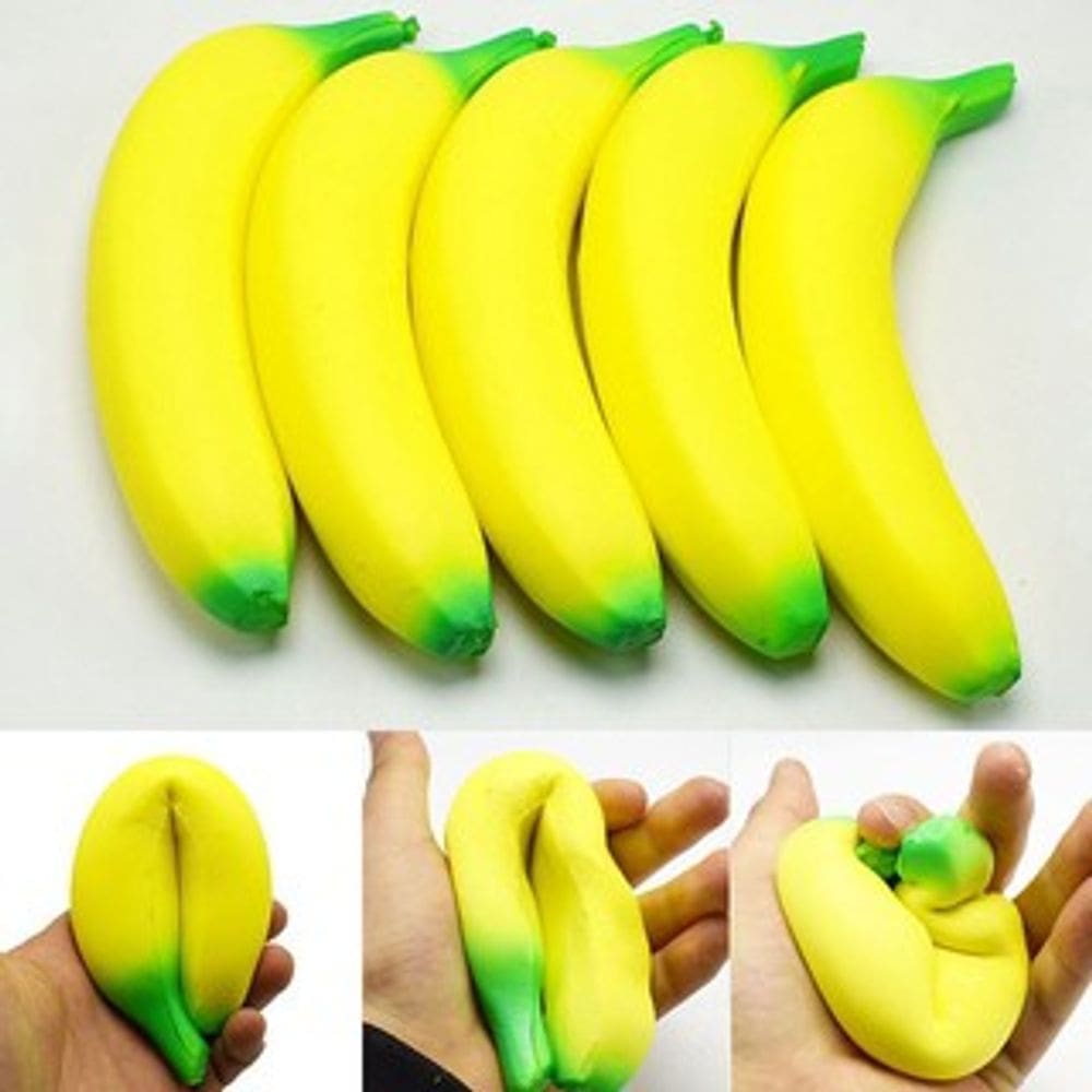 Fidget Toy Squeezing Banana