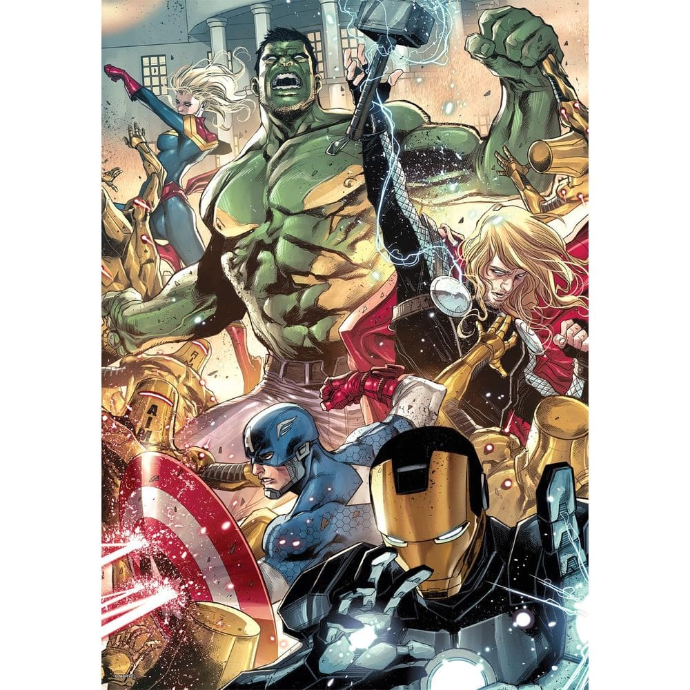 Quebra-cabeça Buffalo Games Marvel Avengers World #14 500 unidades