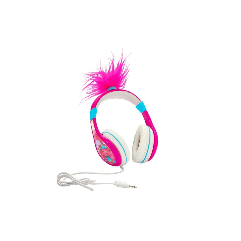 Fones de ouvido eKids Trolls Band Together para crianças com controle de volume