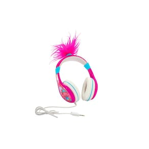 Fones de ouvido eKids Trolls Band Together para crianças com controle de volume