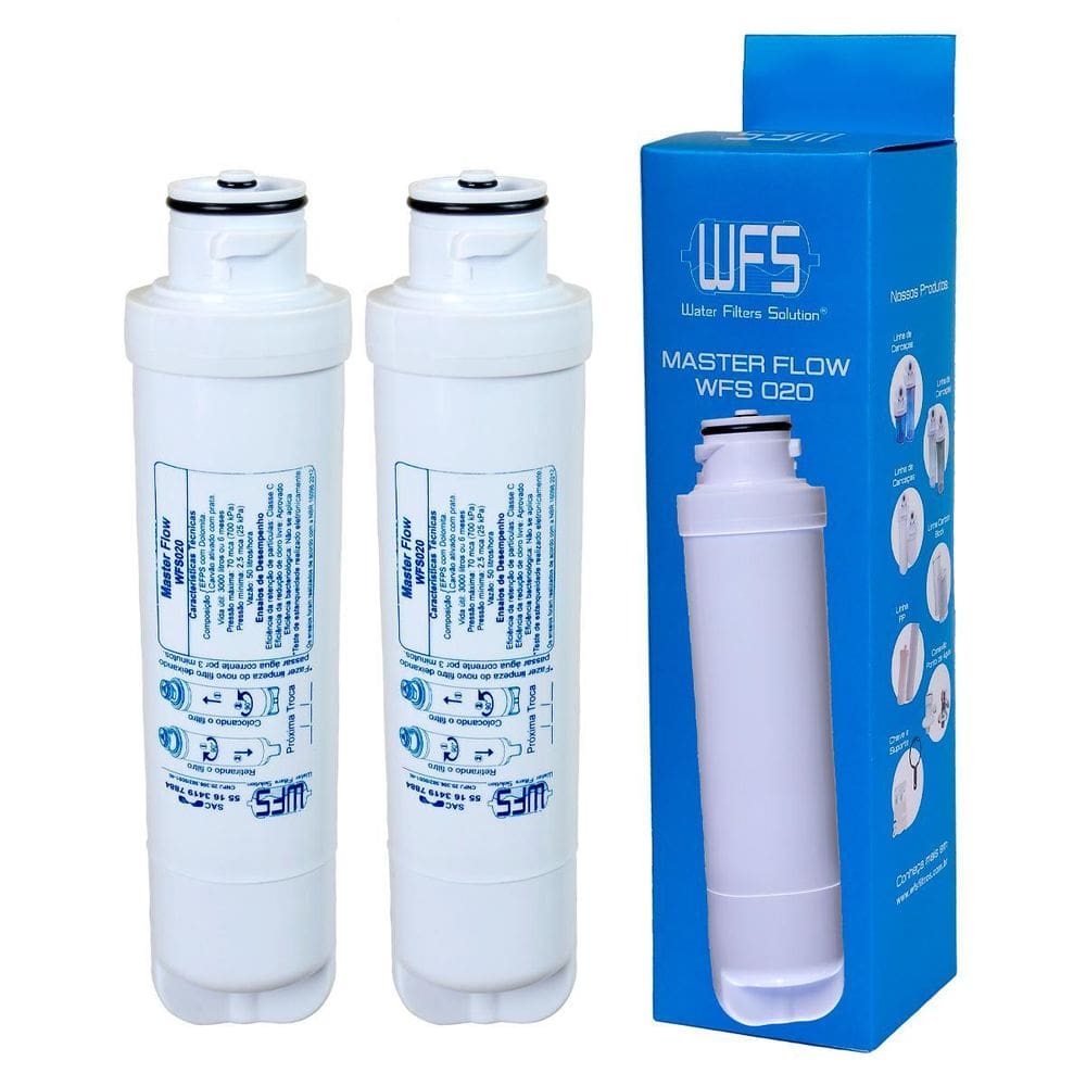 Kit 2 Refil Wfs 020 Purificador Electrolux Pe10B Pe10X