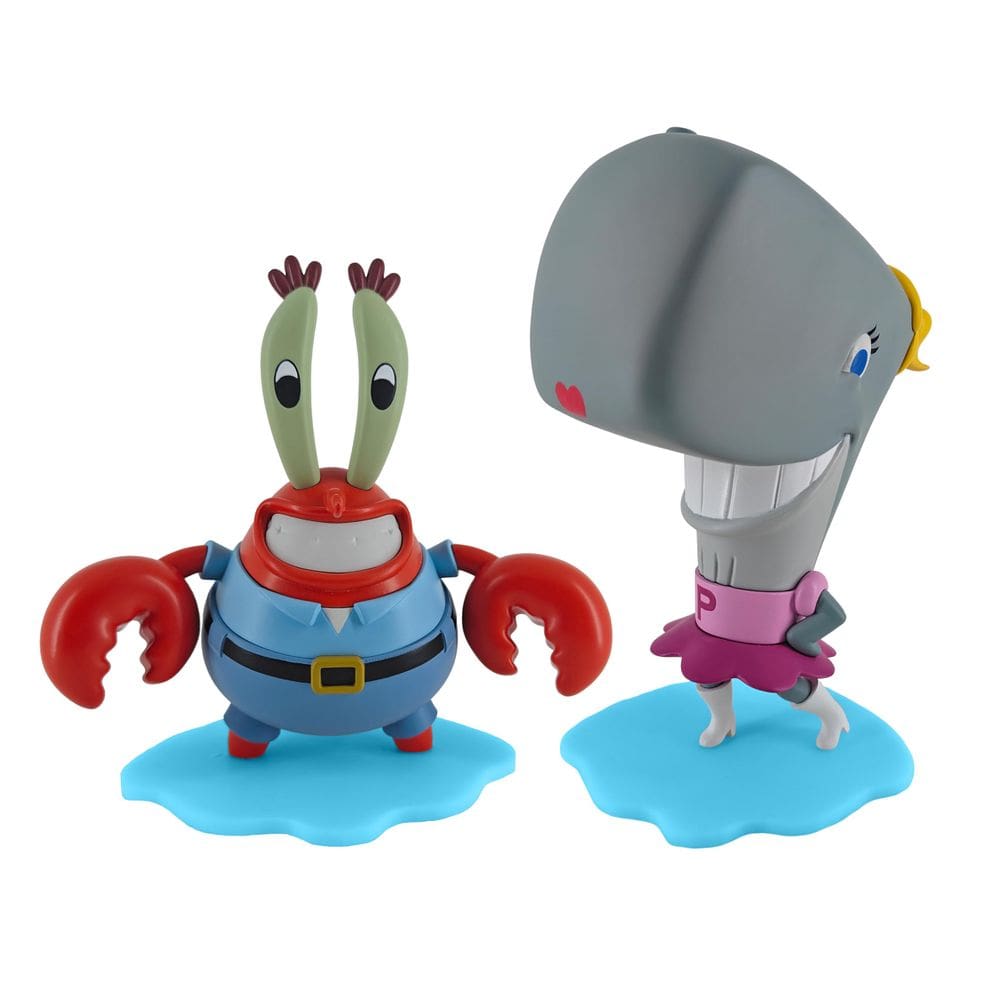Pacote com 2 bonecos colecionáveis NECA Spongebob Squarepants