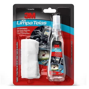 Limpador Alta Performance Telas 100ml + Flanela 3M