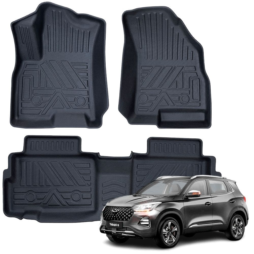 Tapete automotivo bandeja de borracha para TIGGO 5 Conjunto 3 pcs Ekap