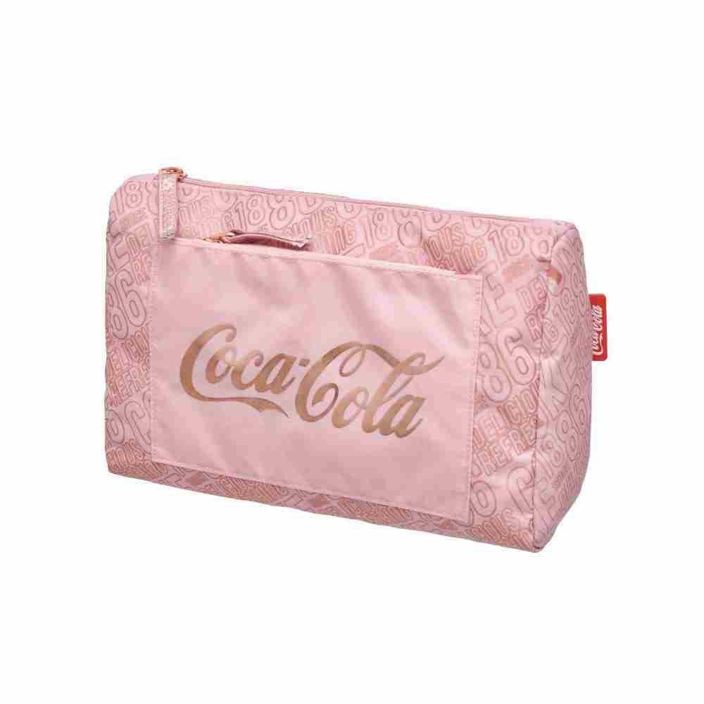 Necessaire Organizadora Coca Cola Blush Rose Gold