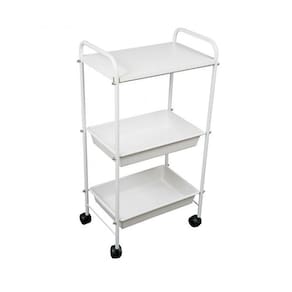 Carrinho Auxiliar Cabeleireiro/Estética 48x94cm Branco