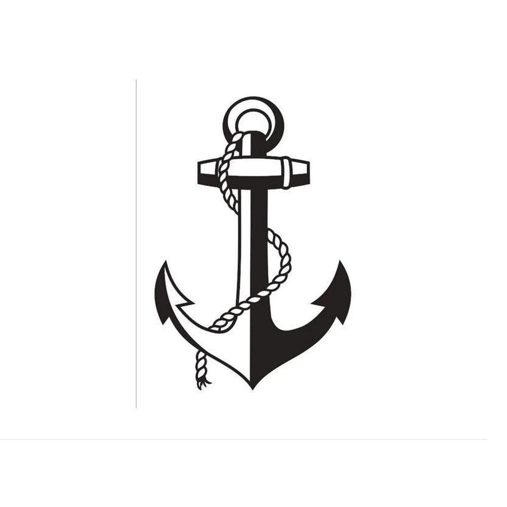 Tatuagem Temporária Pequena Ancora Pirata