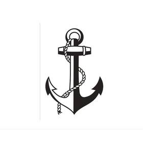 Tatuagem Temporária Pequena Ancora Pirata