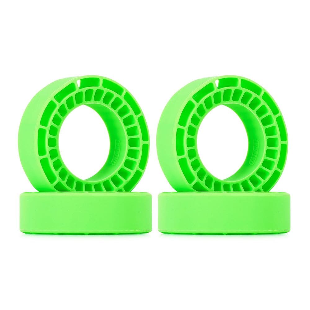 Insertos de borracha de silicone para pneus de 64 x 24 mm 1.3 (verdes)