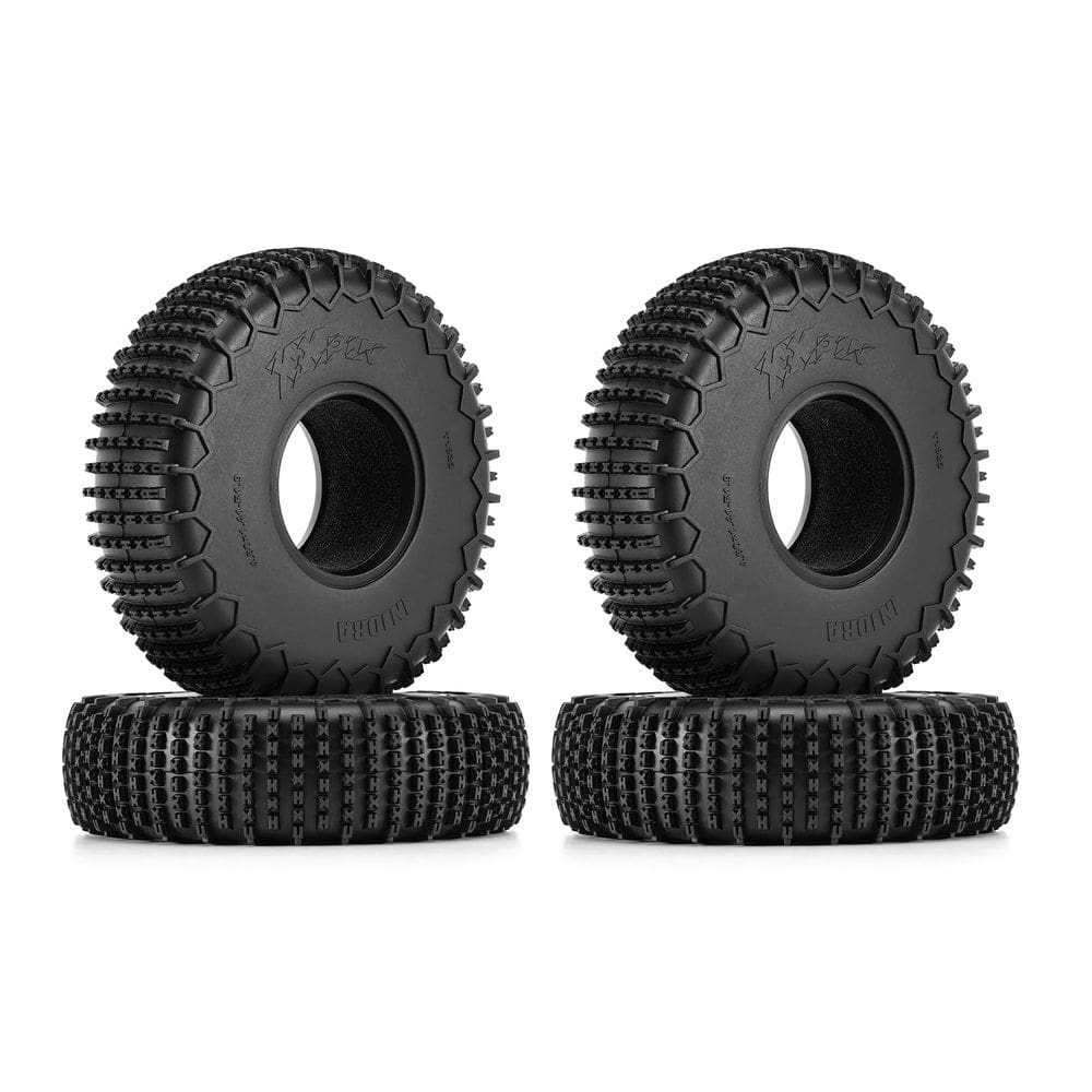 Pneus INJORA XHX Pin 1.9 122 mm para carro RC Crawler 1/10
