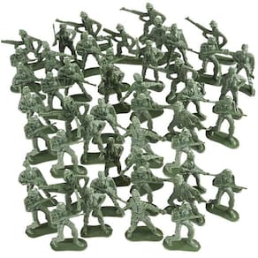 Toy Soldiers ArtCreativity Little Green Army Men, pacote com 144