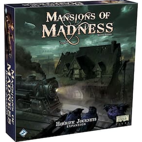 Expansão do jogo de tabuleiro Mansions of Madness Horrific Journeys