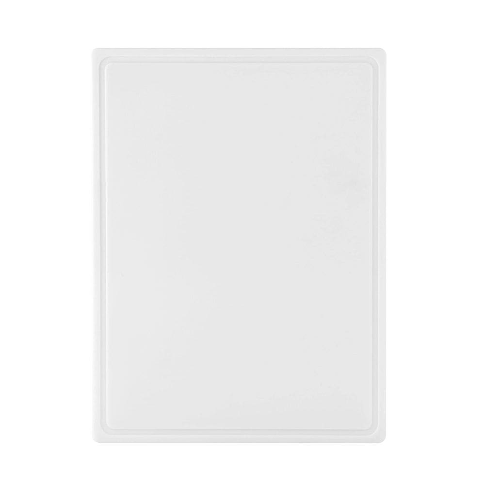 Tábua de corte Farberware de plástico extra grande de 15 x 20 polegadas branca