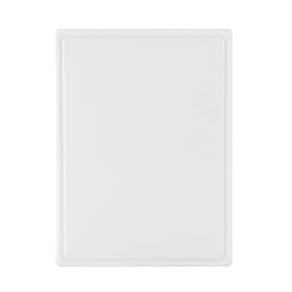 Tábua de corte Farberware de plástico extra grande de 15 x 20 polegadas branca