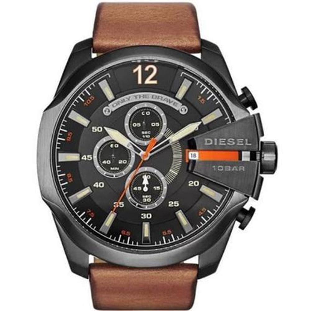 Relógio Masculino Disel Mega Chief Dz4343 Completo