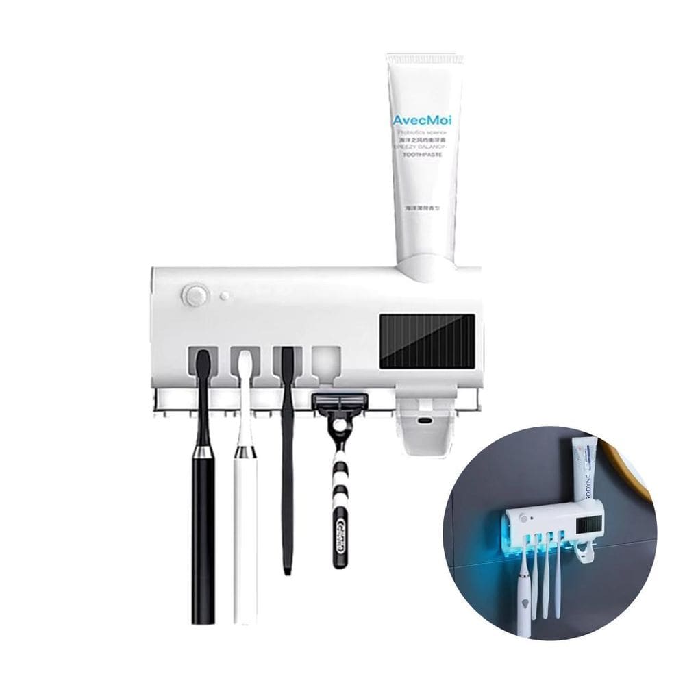 Dispensador Automático Pasta Dental Com Suporte De Escovas