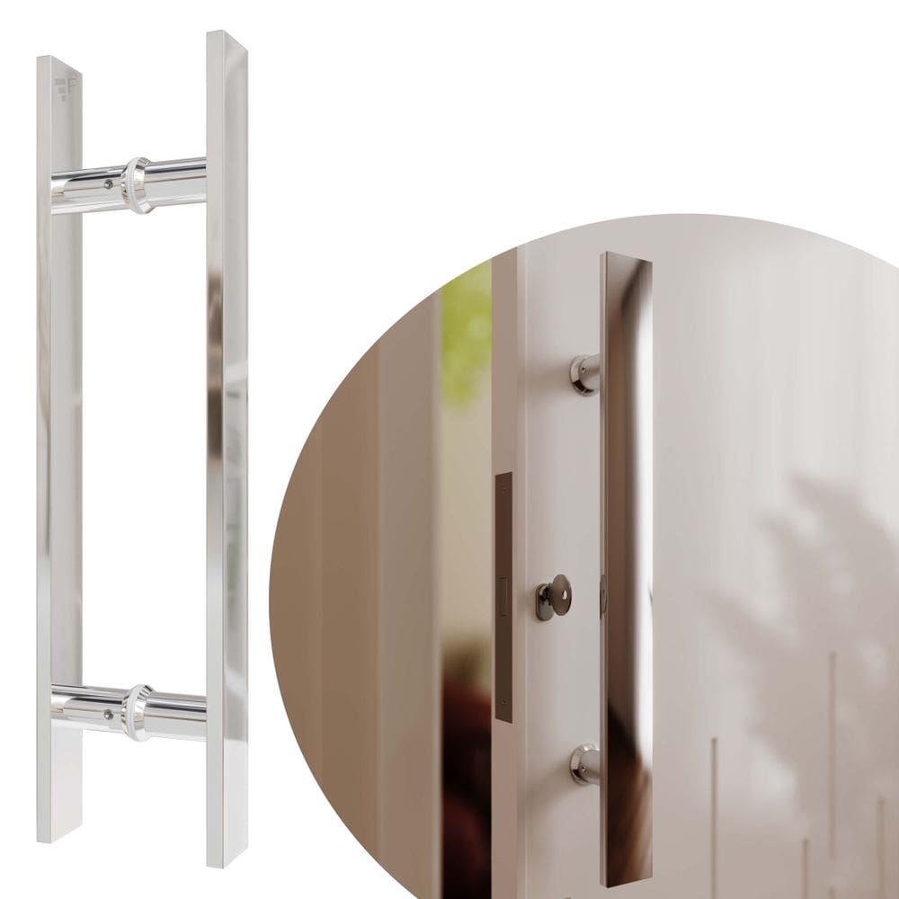 Puxador Para Porta IL4050 - Polido - 600x400mm