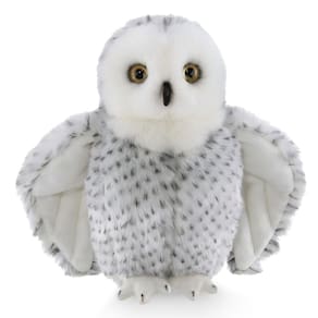 Bicho de pelúcia Bearington Blizzard Plush Snowy Owl 25 cm