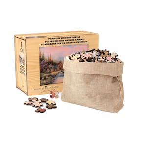 Quebra-cabeça de madeira Buffalo Games Thomas Kinkade Sierra Paradise 500 unidades