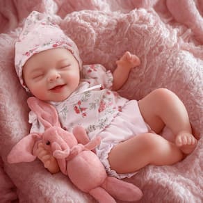 Boneca Reborn BABESIDE Lifelike 30 cm com corpo macio Girl 3+