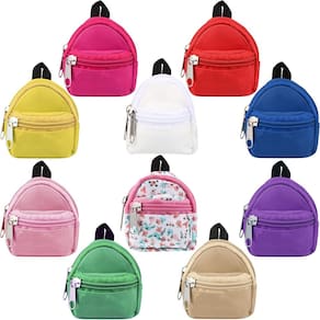 Mochilas para bonecas Skylety Mini Doll Zipper, 10 unidades por 10-25 cm