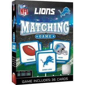 Matching Game MasterPieces Sports Games Detroit Lions NFL