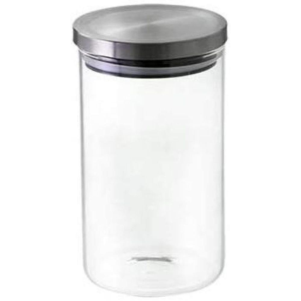 Pote Hermético Tampa Inox 1L Mimo Style Transparente