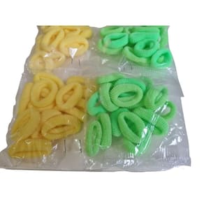 Kit Xuxinhas De Cabelo Verde E Amarelo Copa Do Mundo-150Un