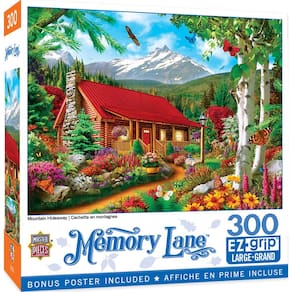Quebra-cabeça MasterPieces Mountain Hideaway 300 peças
