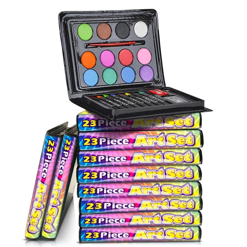 Pacote Mini Art Sets ArtCreativity de 12-23 peças para crianças