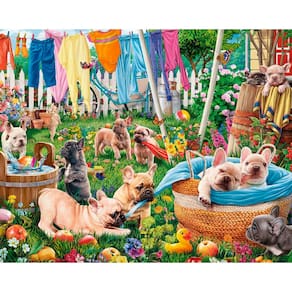 Quebra-cabeça Ceaco Frenchie`s at Play 1000 peças