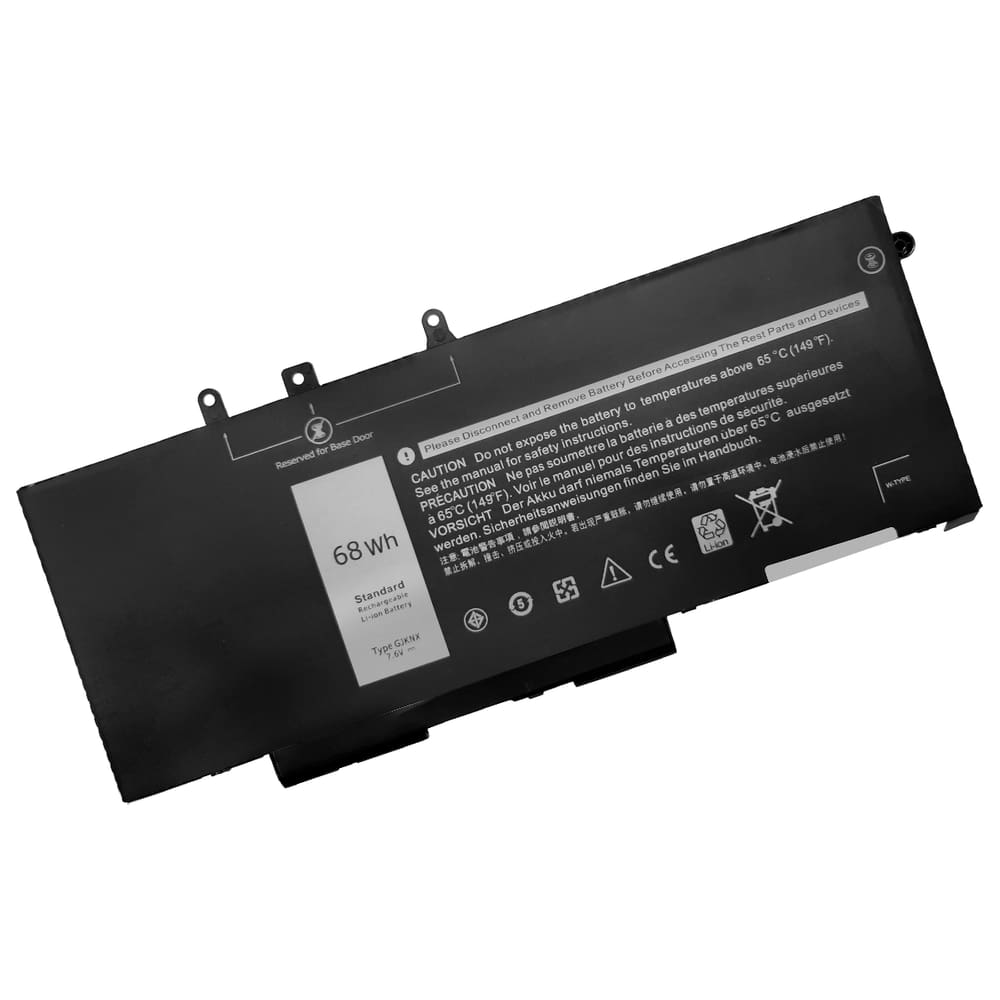 Bateria Compatível com Dell Latitude 5480 5580 5490 68wh 7.6v gjknx