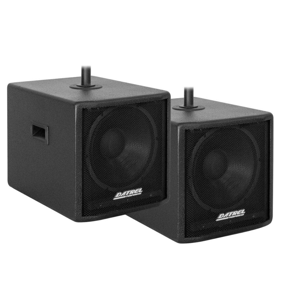 Kit 2 Caixas de Som Subwoofer Ativa+Ativa Datrel SWA-300 300W