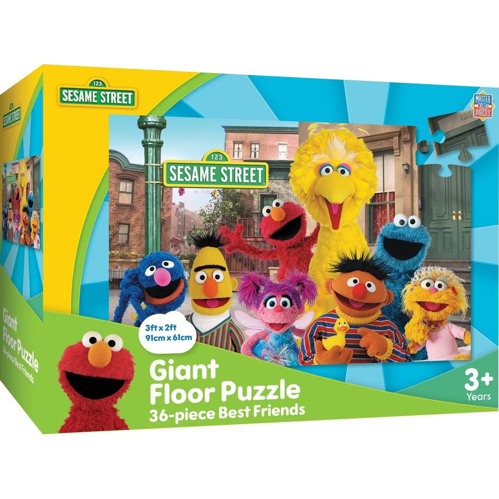 Puzzle Masterpieces Sesame Street Best Friends 36 peças