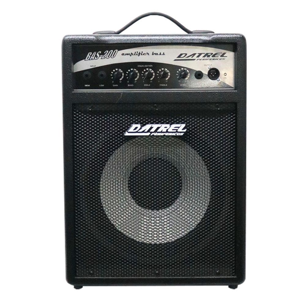Amplificador Para Contra Baixo Datrel BAS-200 200W Cubo 12"