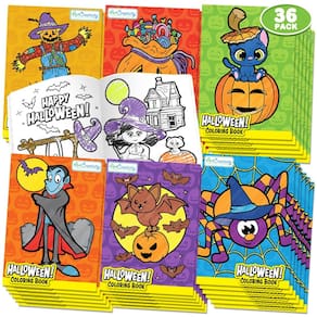 Livro de colorir ArtCreativity Halloween, pacote de 36 para crianças
