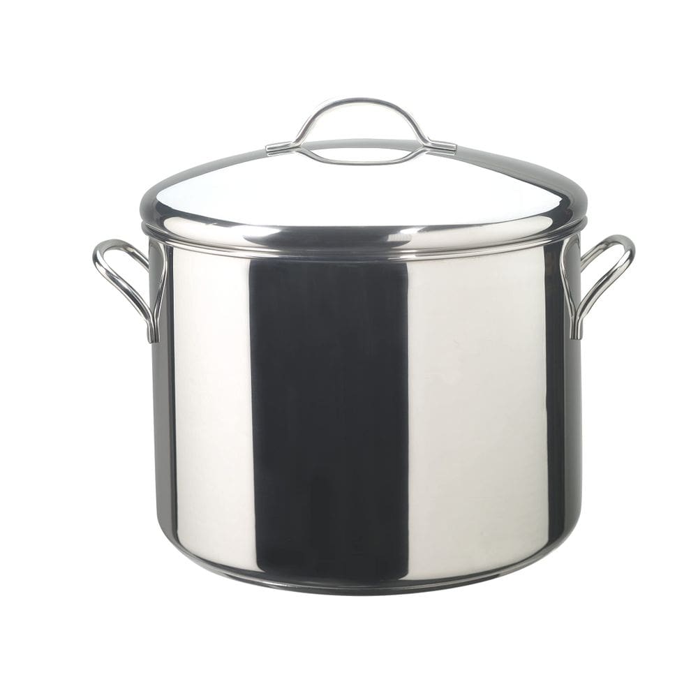 Vaso Stock Pot Farberware Classic em aço inoxidável 16L com tampa