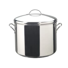 Vaso Stock Pot Farberware Classic em aço inoxidável 16L com tampa