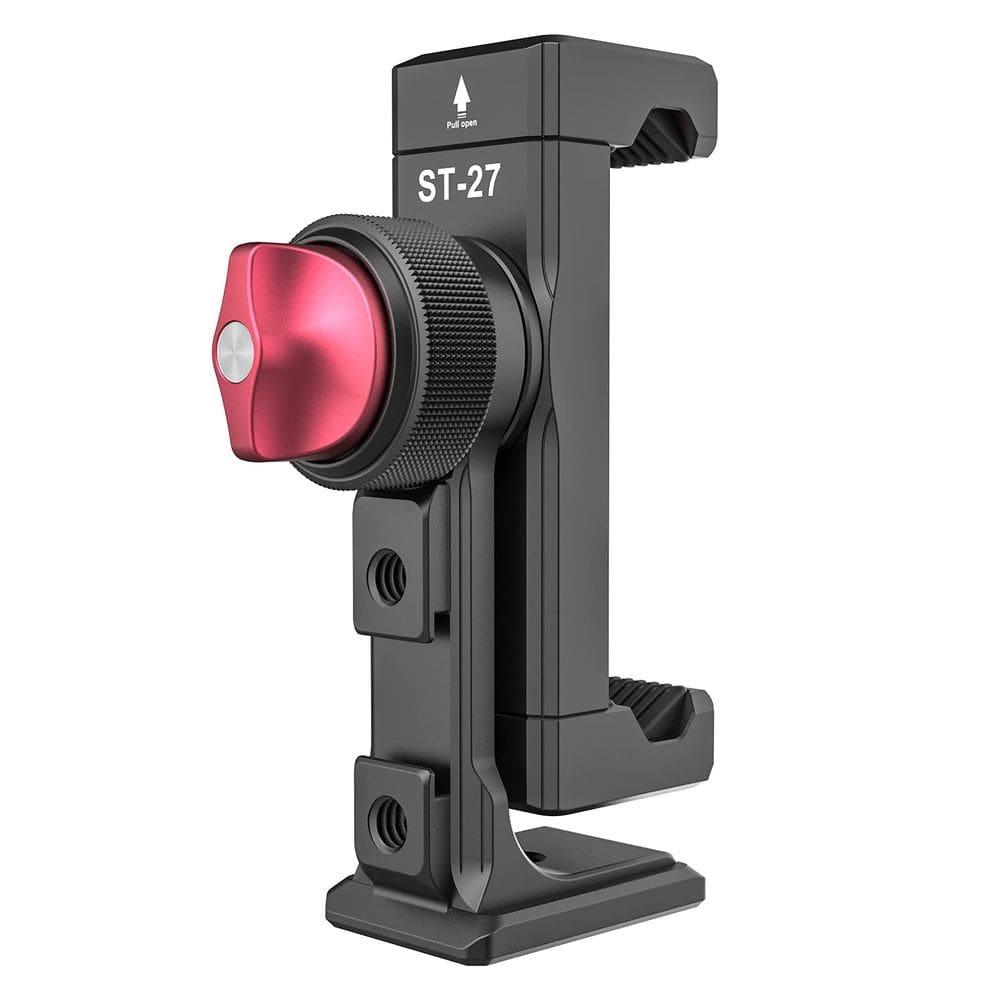 Suporte para tripé de telefone PICTRON Metal com 3 sapatos frios e porta Arca