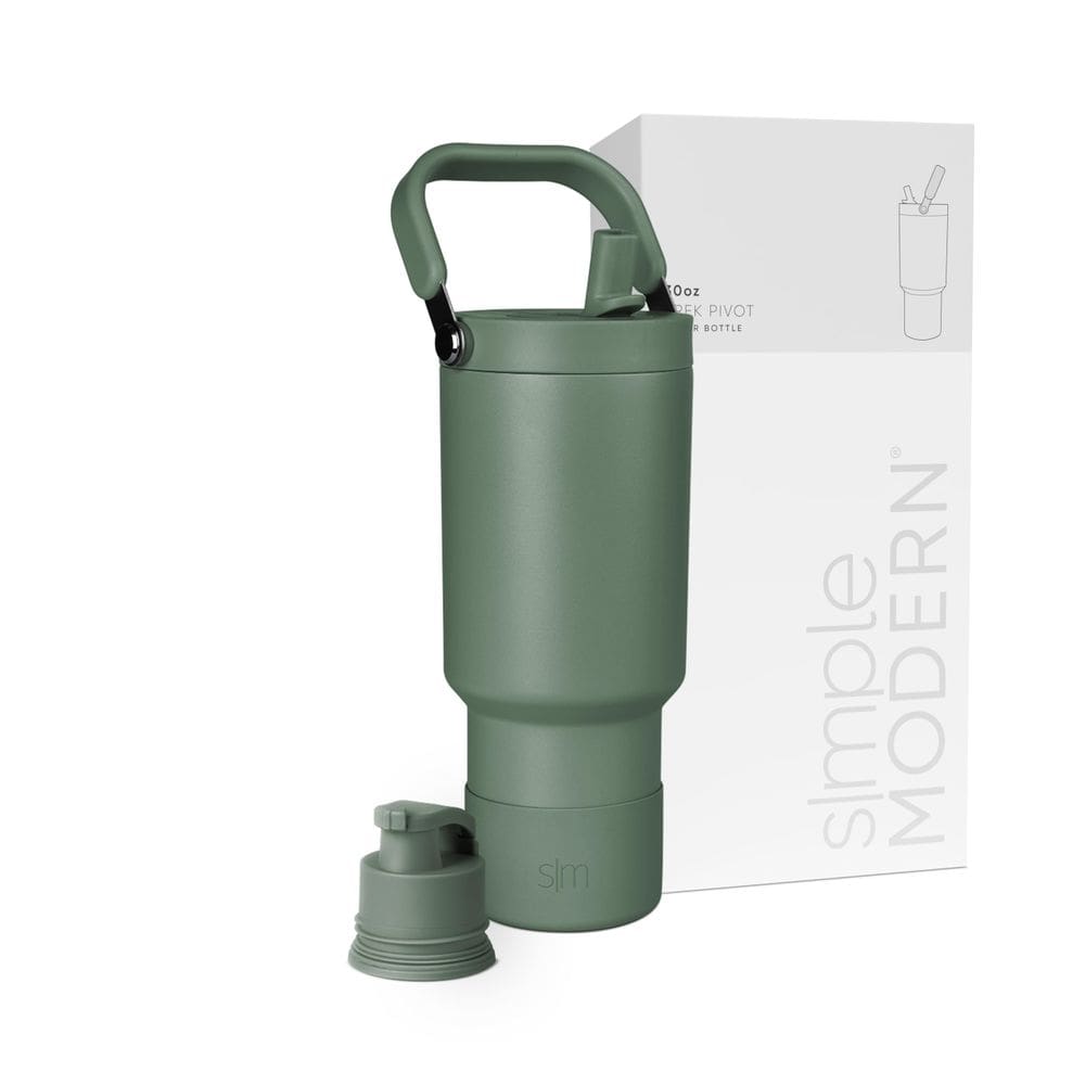 Garrafa de água Simple Modern Trek Pivot 900 ml em aço inoxidável