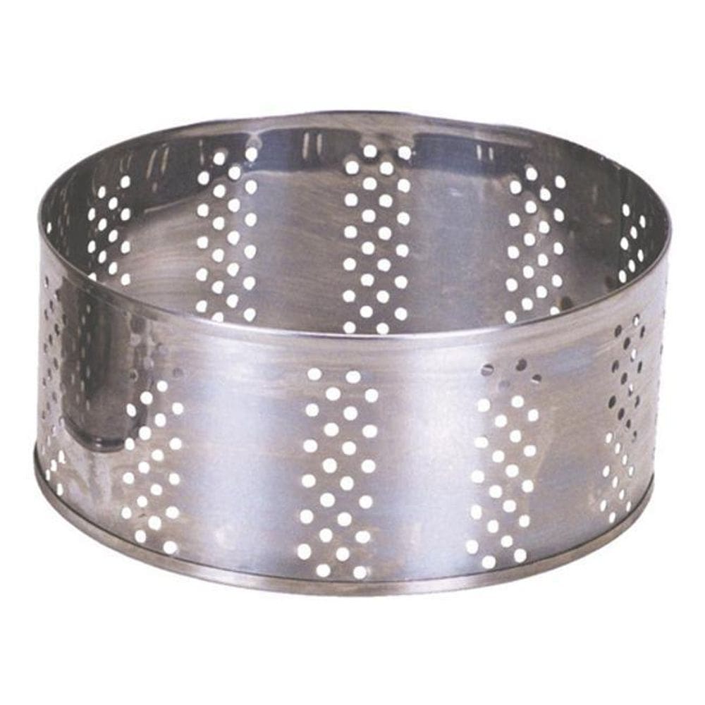 Forma Para Queijo Frescal Inox Vazada Sem Tampa 500G Zatti