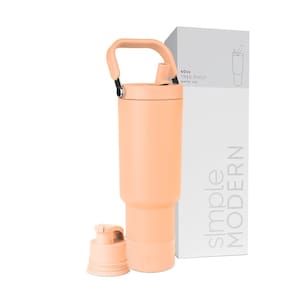 Garrafa de água Simple Modern Trek Pivot 1,2 L com alça Bellini
